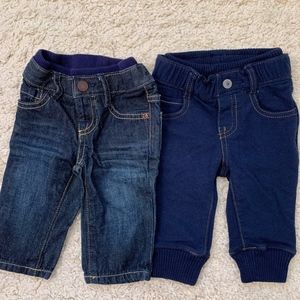 GAPBABY Blue Jeans & Jogger Set 3-6M